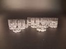OLLE ALBERIUS. 14 Glas "Erik", Orrefors, Whisky & snaps.