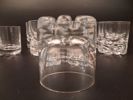 OLLE ALBERIUS. 14 Glas "Erik", Orrefors, Whisky & snaps.