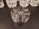 OLLE ALBERIUS. 14 Glas "Erik", Orrefors, Whisky & snaps.