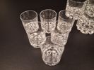 OLLE ALBERIUS. 14 Glas "Erik", Orrefors, Whisky & snaps.