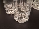 OLLE ALBERIUS. 14 Glas "Erik", Orrefors, Whisky & snaps.