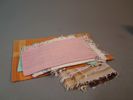 Diverse textil. Bl.a virkat spets m.m.