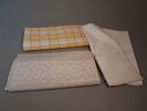 Diverse textil. Bl.a Linne dukar.