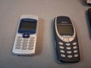 Diverse äldre mobiler. Bl.a Nokia, Samsung, Denver, Doro.