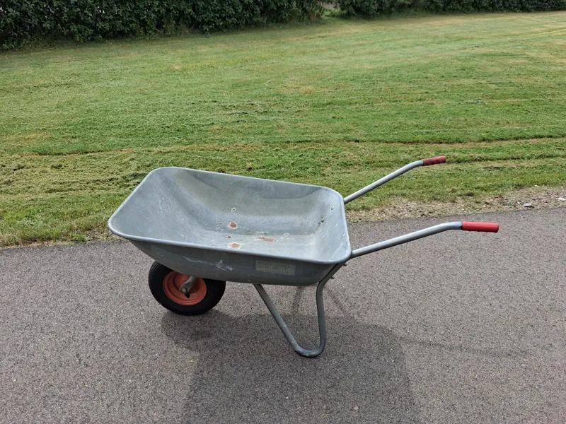Skottkärra, rullebör.