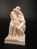 SKULPTUR. "Kyssen", gjutmassa, efter A.Rodin.