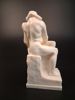 SKULPTUR. "Kyssen", gjutmassa, efter A.Rodin.
