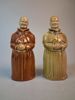 2 Whiskyflaskor i keramik. Abbot`s choice. Scotland.