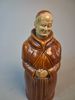 2 Whiskyflaskor i keramik. Abbot`s choice. Scotland.