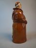 2 Whiskyflaskor i keramik. Abbot`s choice. Scotland.