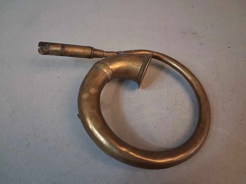 Signalhorn. Mässing, 1900-talets början.