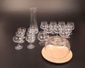 Diverse glas. Bl.a Konjakskupor Orrefors m.m.