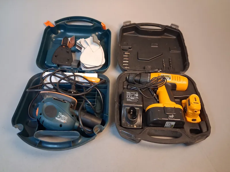 Slipmaskin Black&Decker KA 150K & Skruvdragare Home Work.