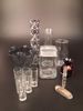 Diverse glas. Bl.a Vaser.