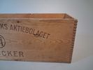 Trälåda. Svenska sockerfabrikens aktiebolaget SSA, 1900-talets första hälft.