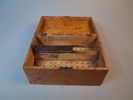 Sockerskrin, sockersax. Med nyckel.