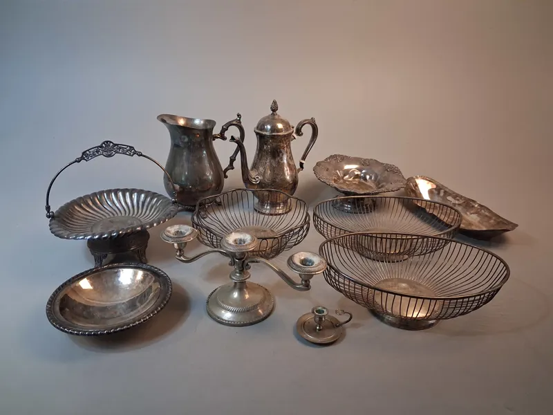 Diverse nysilver m.m.