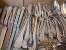 Diverse bestick. mestadels nysilver.