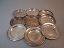Flera fat. Nysilver.