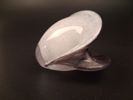Skulptur. Glas. Ostron. Signerad, Germano Padoan. Gränna glasbruk.