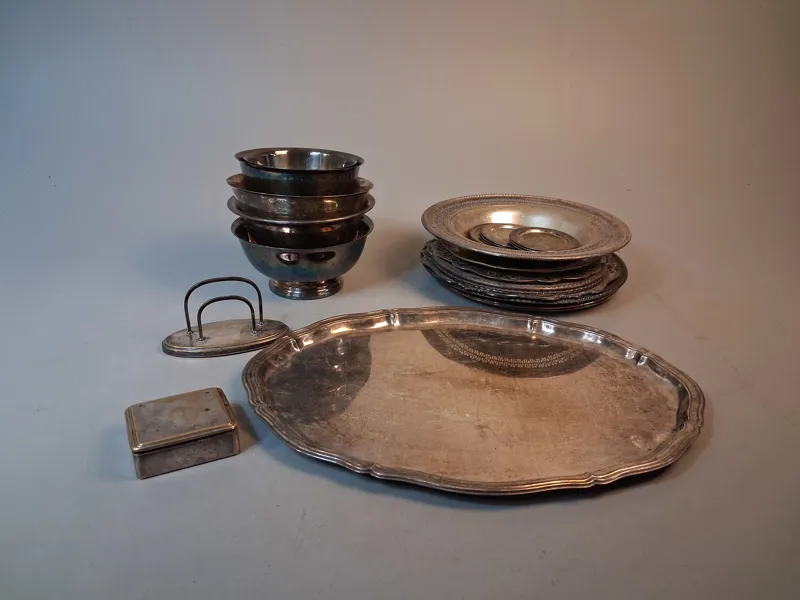 Diverse nysilver m.m.
