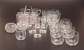 Diverse glas. Ljuslyktor m.m.