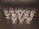 Diverse spritglas. Slipad dekor. 26 delar.
