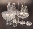 Diverse glas. Bl.a flaskor m.m.