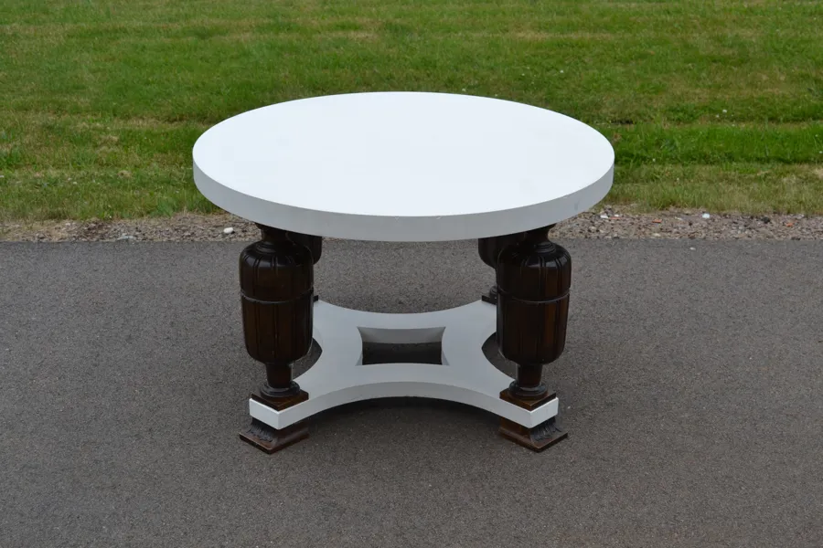 Soffbord. Art Deco, bemålat Mahogny.