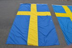 2 Svenska flaggor.