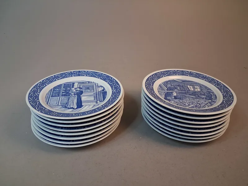Samlartallrikar. Rörstrand Morsdag, 1971-1978/farsdag, 1971-1978.