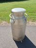 Mjölkkanna med tappkran. Aluminium, 40 Liter, Skultuna.