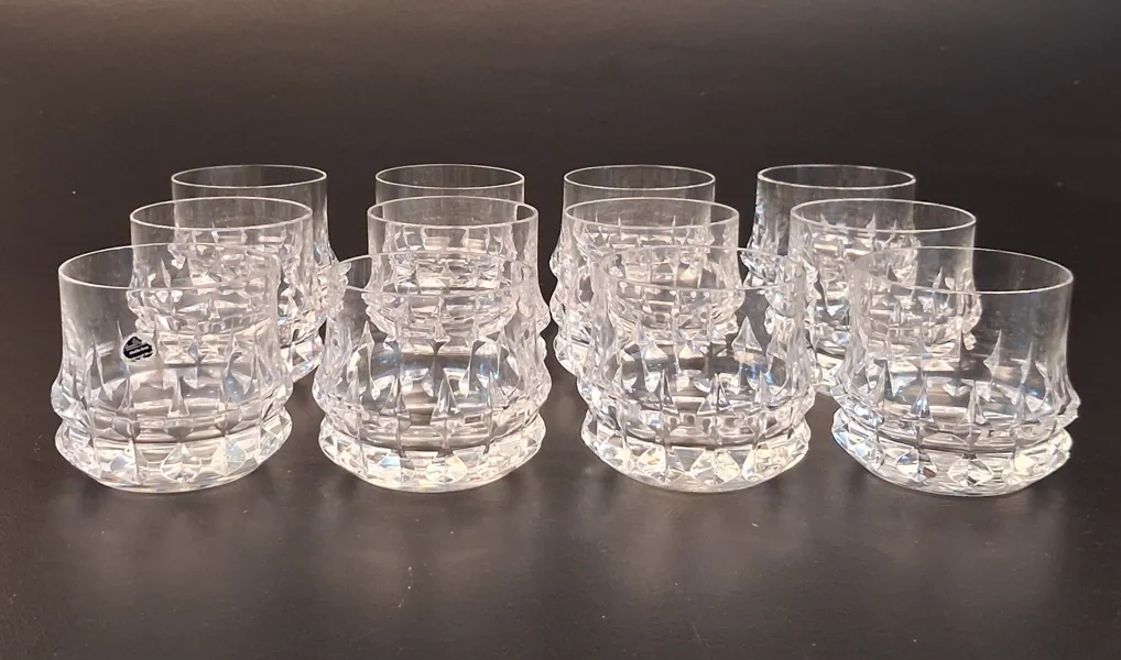 12 Whiskyglas. Rosenthal.