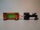 Traktor med släp SIKU & Bil med husvagn Matchbox.