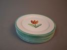 ULRICA HYDMAN-VALLIEN. 7 Mat-tallrikar, "Tulipa".