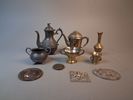 Diverse nysilver & malm m.m.
