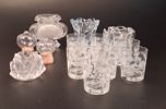 Diverse glas. Bl.a Orrefors. Royal Copenhagen.