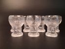 TIMO SARPANEVA. 7 Snapsglas, "Kekkerit", Iittala.