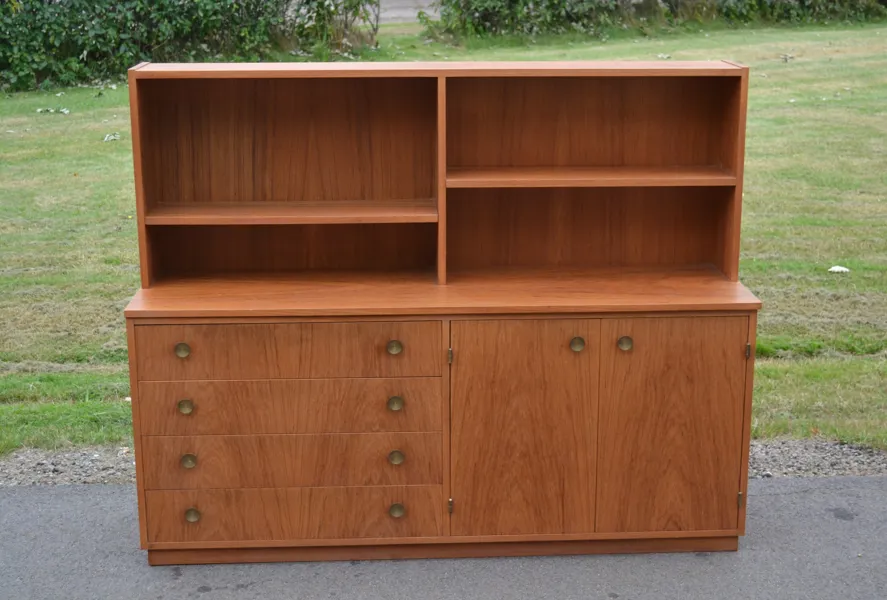 Bokhylla. Teak, 1950/60-talet.