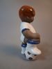 BERIT TERNELL. Figurin, "Fotbollsspelare", Upsala Ekeby.