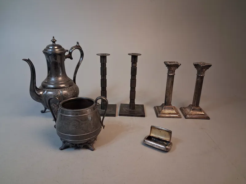 Diverse nysilver m.m.