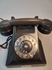 Äldre telefon, Bakelit, Televerk staden Nynäshamn.