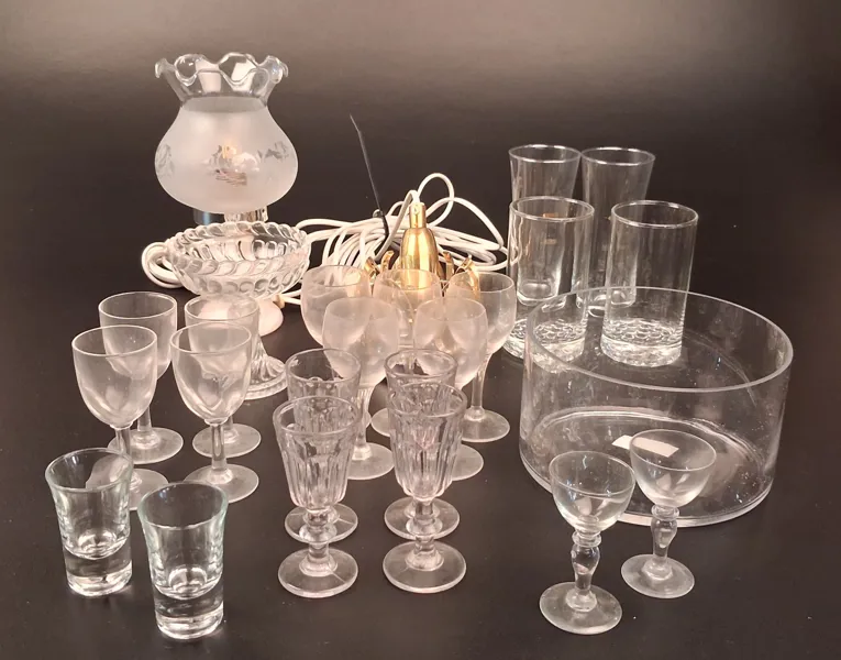 Diverse. glas m.m.