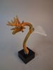 KJELL ENGMAN. Skulptur. "Drake", Kosta Boda Atelier, signerad.