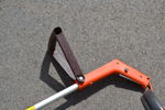 Grästrimmer Flymo, Häcksax Husqvarna & Bygglampa.