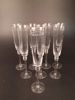 8 Champagne glas. Okänt fabrikat.