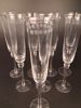 8 Champagne glas. Okänt fabrikat.