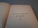 Thet nyia testamentit på swensko 1526. Tryck 1893.