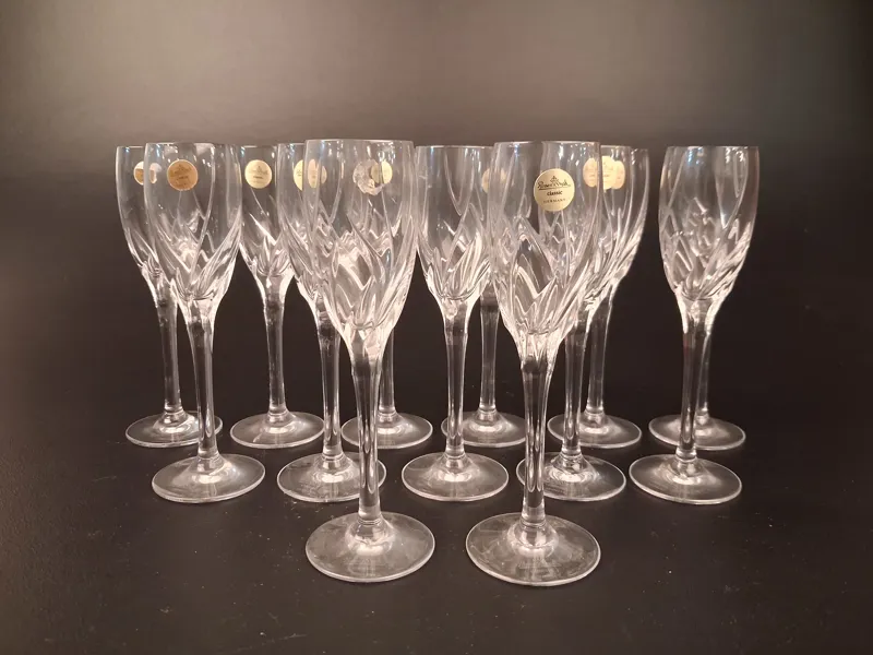 13 Snapsglas. Rosenthal Classic "Estelle".