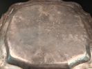 Silverbricka. TRP Bogota, År 1910, vikt: 650gram, syratestad.
